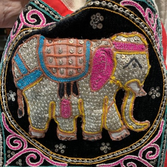 Handbags - Sequined Elephant Bag